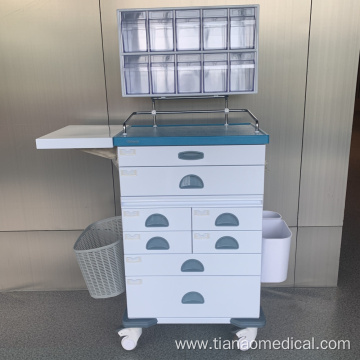 Tianao Anesthesia Trolley with Tilt Bin Organizers